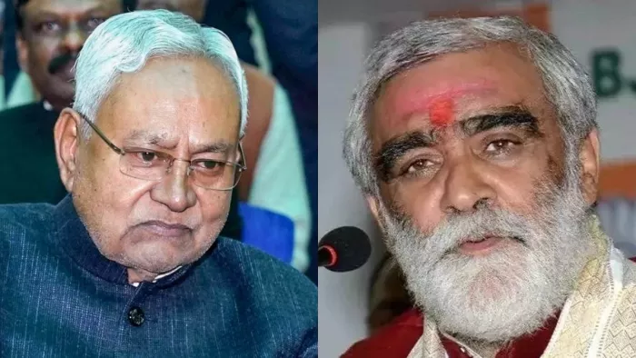 बिहार के CM नीतीश कुमार और पूर्व केंद्रीय मंत्री अश्विनी चौबे। (फाइल फोटो)