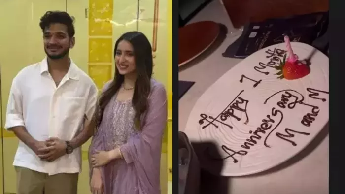 Munawar Faruqui And Mehzabeen Coatwala (Photo Instagram)