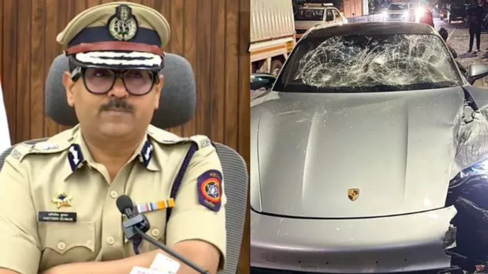 पुणे में पोर्श कार दुर्घटना में हुए भ्रष्टाचार पर पुलिस आयुक्त अमितेश कुमार ने चिंता जाहिर की।(फोटो सोर्स; जागरण)