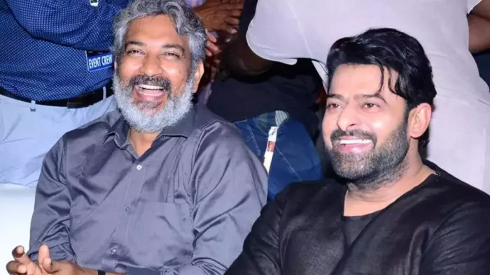 प्रभास की फिल्म देखने पहुंचे राजामौली (Photo: Instagram)