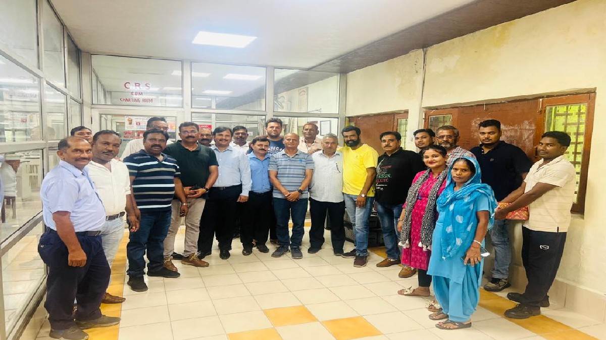 nrmu alarm takes out winning rally in ludhiana