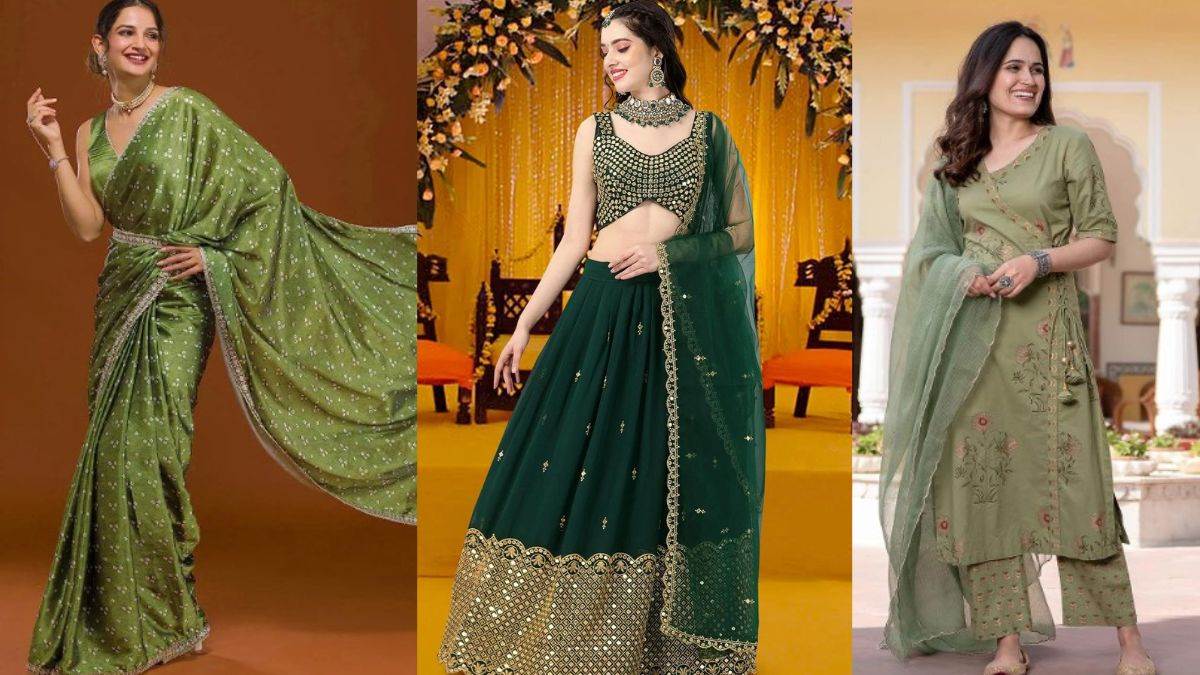 Green Outfit For Women: सावन में काफी ट्रेंड में हैं ये लेटेस्ट सूट और साड़ी डिज़ाइन, पहनकर लगेंगी सबसे खूबसूरत