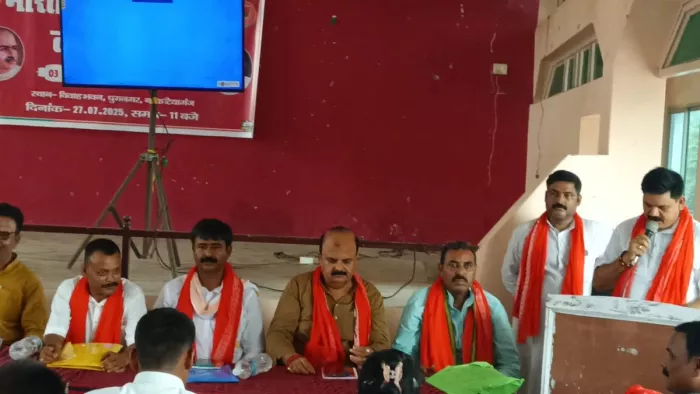 भाजपा की कार्यशाला में बोलते केंद्रीय कोयला एवं खान राज्य मंत्री सतीश चंद्र दुबे। (जागरण)