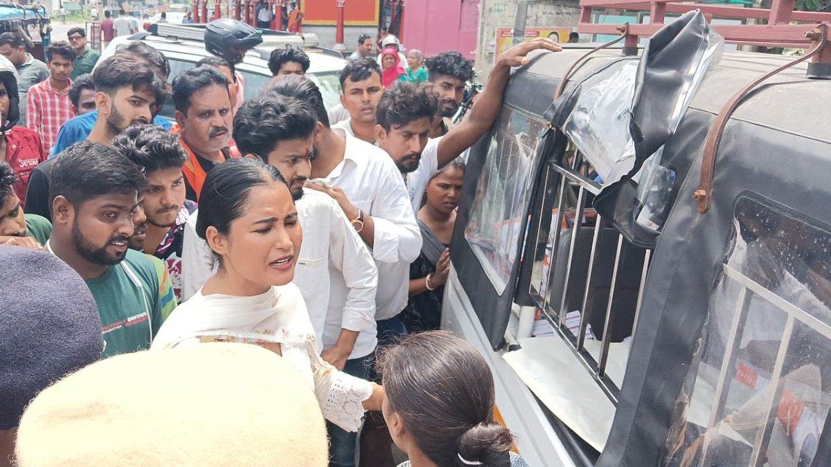 uproar over religious book sale vehicle damaged