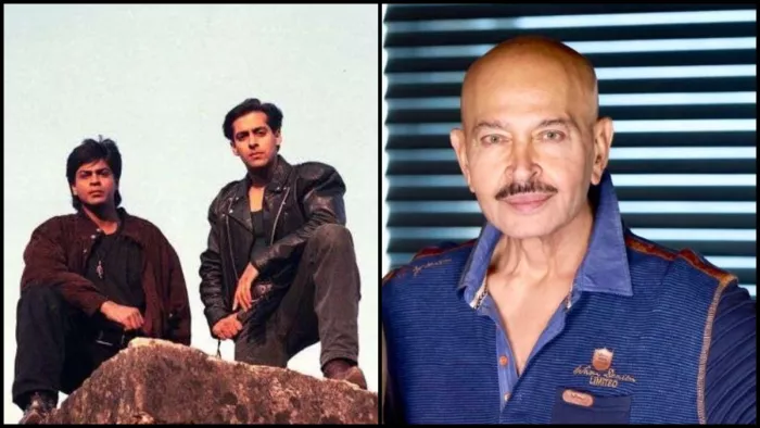 शाह रुख और सलमान राकेश रोशन के साथ करते थे शरारत। फोटो क्रेडिट- इंस्टाग्राम