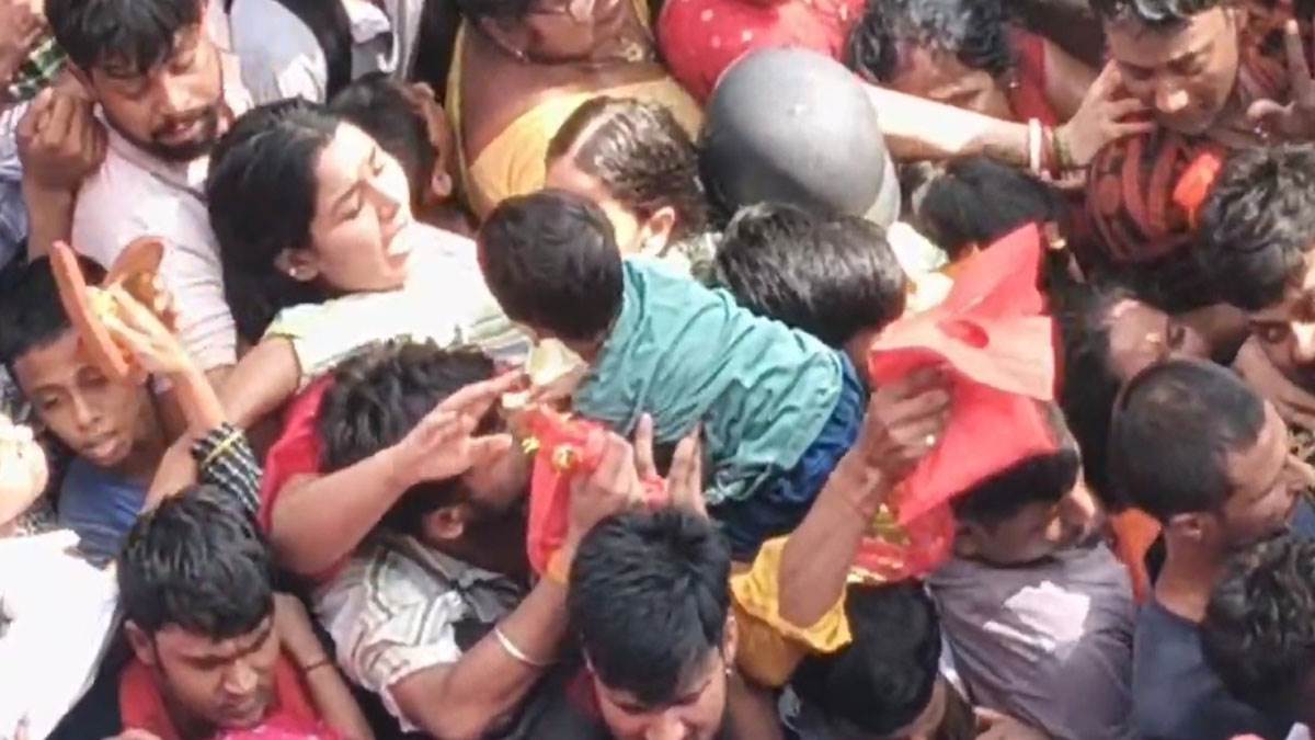 haridwar stampede 6 dead 40 injured