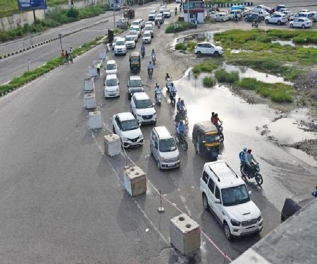 The work of beautification of PAP Chowk in Jalandhar started