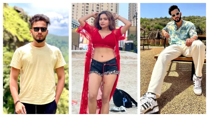 File Photo of Elvish Yadav, Manisha Rani and Abhishek Malhan