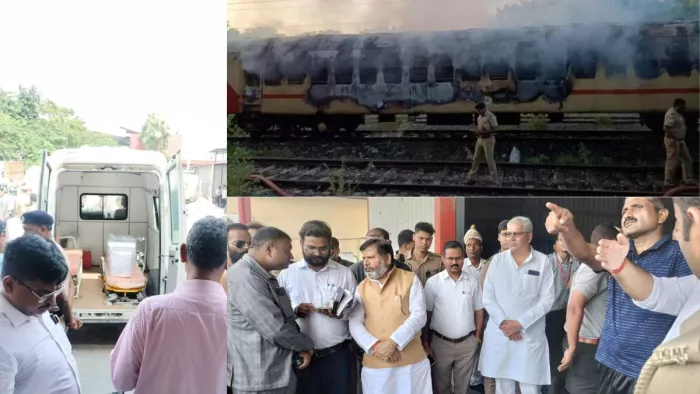 Madurai Express Fire Accident: मदुरै अग्निकांड के शव पहुंचे लखनऊ