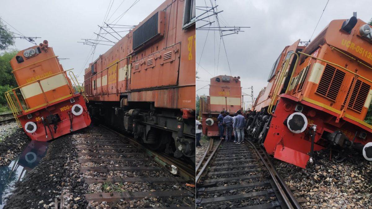 goods train and engine collide in ntpc raebareli two including loco pilot injured