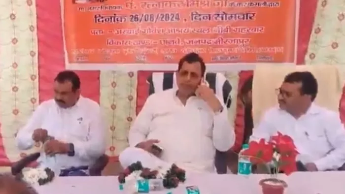 भाजपा से सदर विधायक रत्नाकर पांडेय (फोटो- स्क्रीनग्राब)