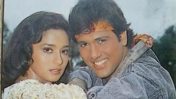 एक्ट्रेस माधुरी दीक्षित और एक्टर गोविंदा (फोटो क्रेडिट- फेसबुक)