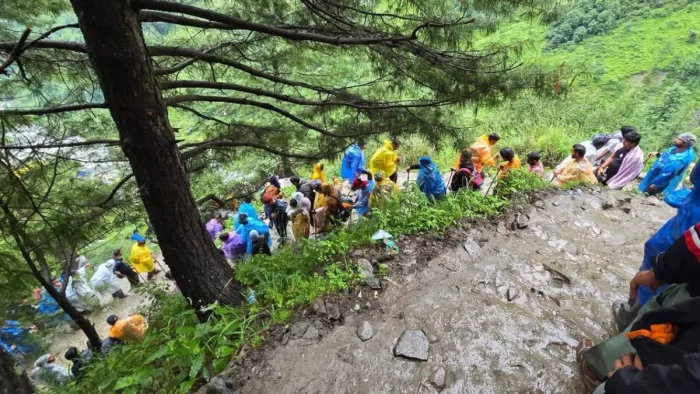 मणिमहेश के यात्रा मार्ग का फाइल फोटो।
