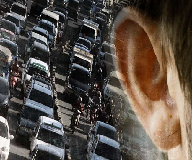 शहरों में ध्‍वनि प्रदूषण की फाइल फोटो।