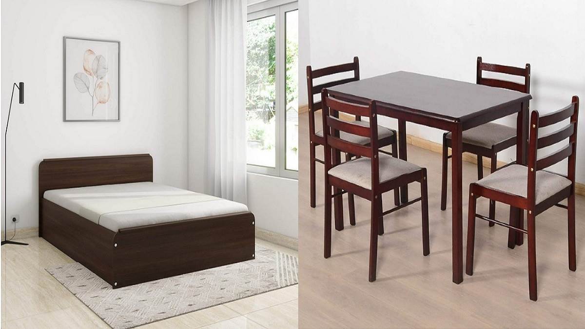 Amazon Great Indian Festival Sale 2022 पर मची Dining Table और Double Bed की धूम, मिल रही है Rs 36,542 तक की छूट