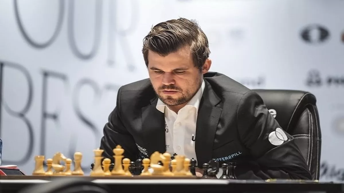 शतरंज विश्व चैंपियन मैग्नस कार्लसन (एपी फोटो)