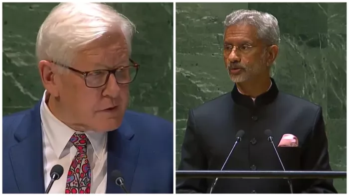 UN में जयशंकर की लताड़ के बाद बोला कनाडा (Image: ANI)