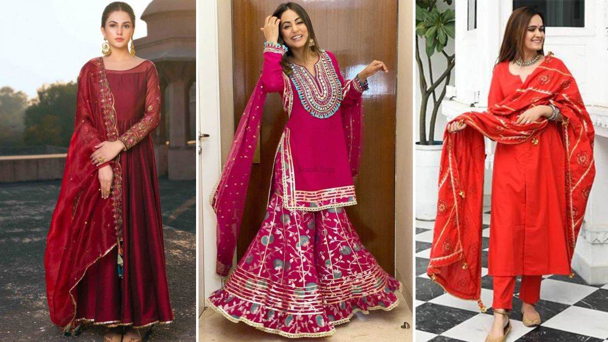 karwa chauth special dress outfit ideas| pink colour dress design| punjabi  suits| Partywear suits... | Pink colour dress, Special dresses, Pink dress