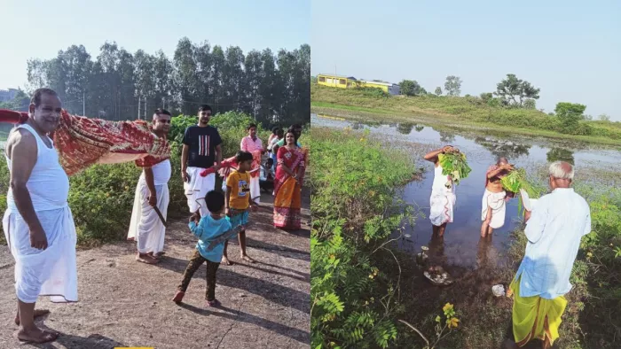 ऐतिहासिक मलूटी गांव में महासप्तमी पर प्रकृति और शक्ति का संगम। फोटो जागरण