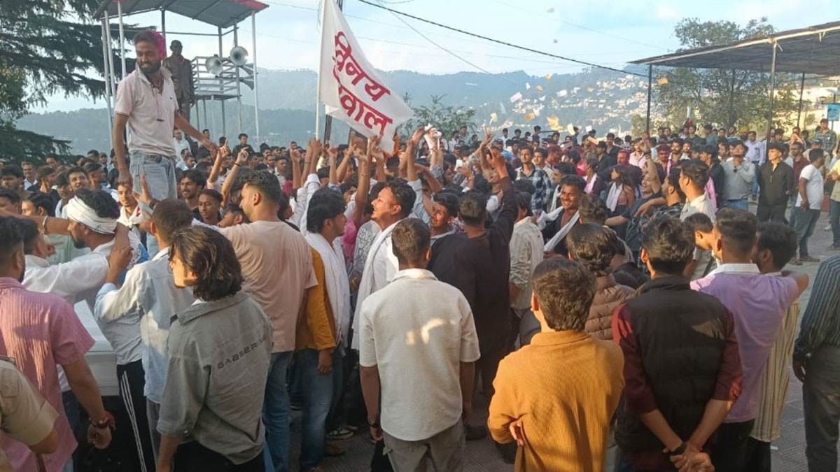 abvp dominates student elections in uttarakhand colleges