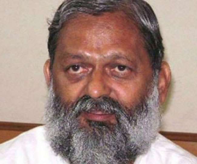 हरियाणा के गृह मंत्री अनिल विज की फाइल फोटो।