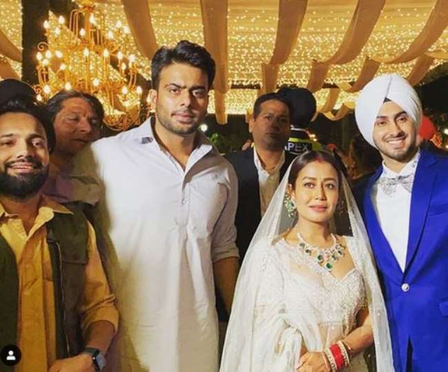 Neha Kakkar Rohanpreet Singh Grand Wedding Reception In Punjabi