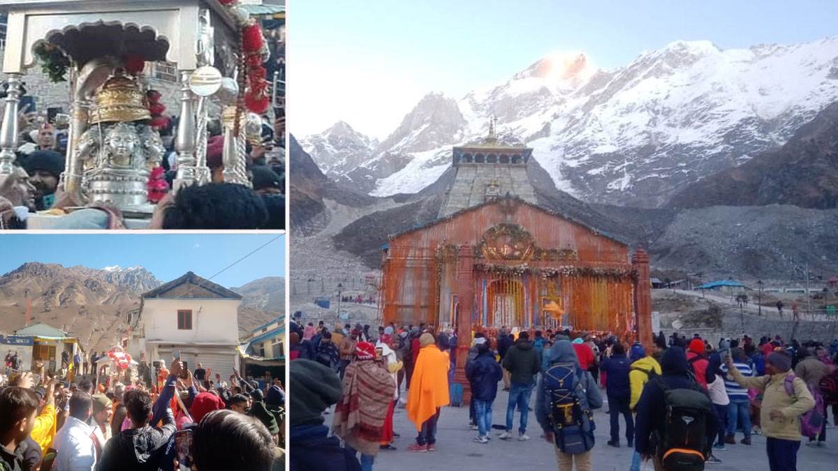kedarnath dham closing 2022 kedarnath closing photos kedarnath dham door closing2022