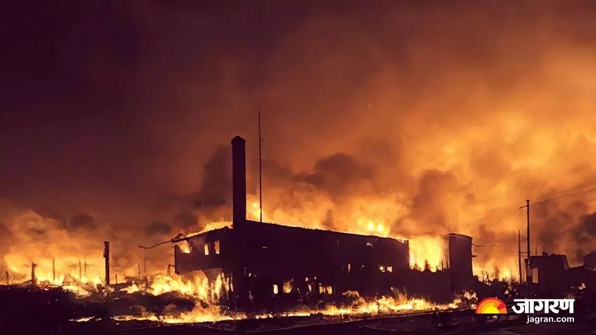 indore fire fire broke out in the biggest oil factory of mp chhattisgarh firemen have been trying to extinguish it for five hours