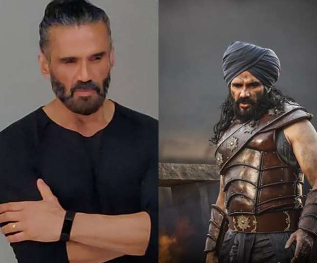 Suniel Shetty film first look released, will make a comeback with 'Markkad the Lion of the Arabian Sea'.