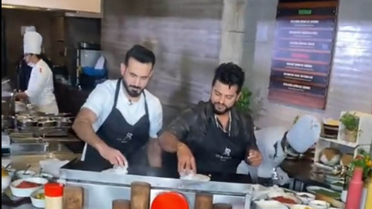 suresh raina birthday irfan pathan tweet a video making dosa