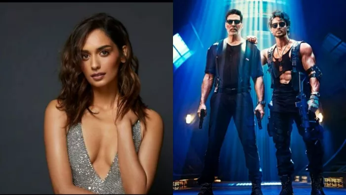 File Photo of Manushi Chillar, Akshay Kumar and Tiger Shroff