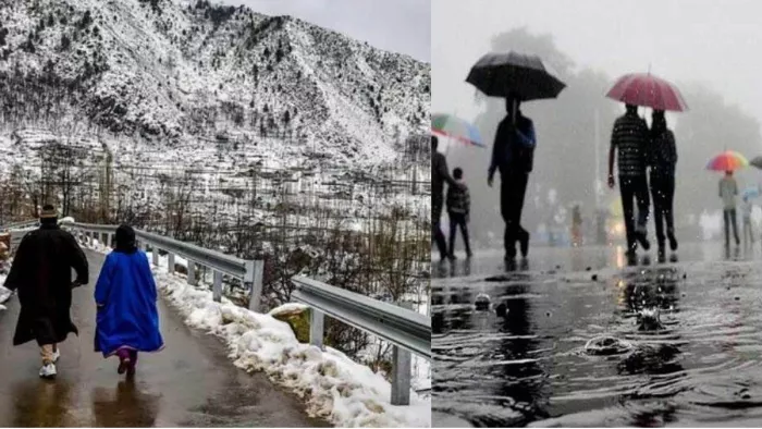 कश्मीर में पहाड़ों पर आज हल्की वर्षा व हिमपात के आसार। फाइल फोटो