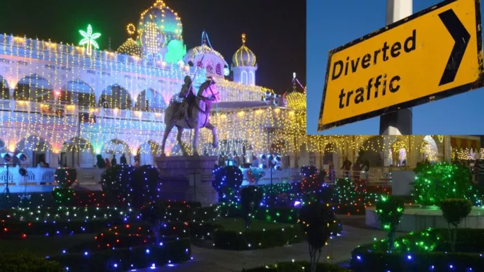 Agra News: आज गुरुद्वारा गुरु का ताल के सामने से नहीं गुजरेंगे वाहन।