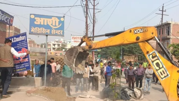 150 अवैध निर्माण को किया गया ध्वस्त