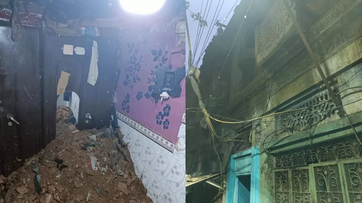 दिल्ली के चांदनी महल इलाके में बड़ा हादसा: जर्जर इमारत की छत गिरी, 6 लोग दबे; मां-बेटे की मौत