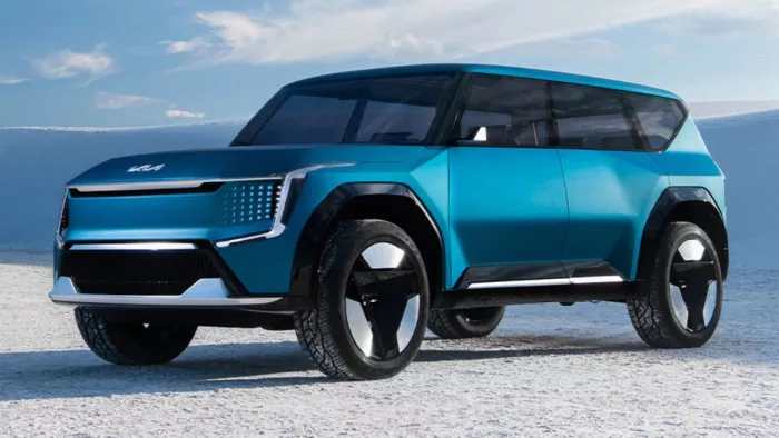 KIA की अपकमिंग इलेक्ट्रिक कार किआ ईवी 9