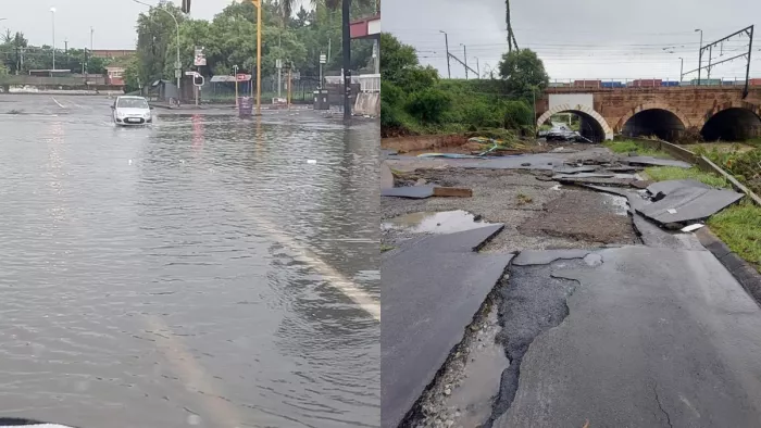 South Africa Flood: दक्षिण अफ्रीका में भारी बारिश ने मचाई तबाही, 6 लोगों की मौत; कई लापता (फोटो एक्स)