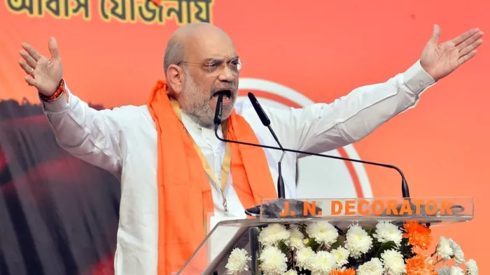 बंगाल में अमित शाह बोले- सीएए कानून का लागू होने से कोई नहीं रोक सकता है।(फोटो सोर्स: जागरण)