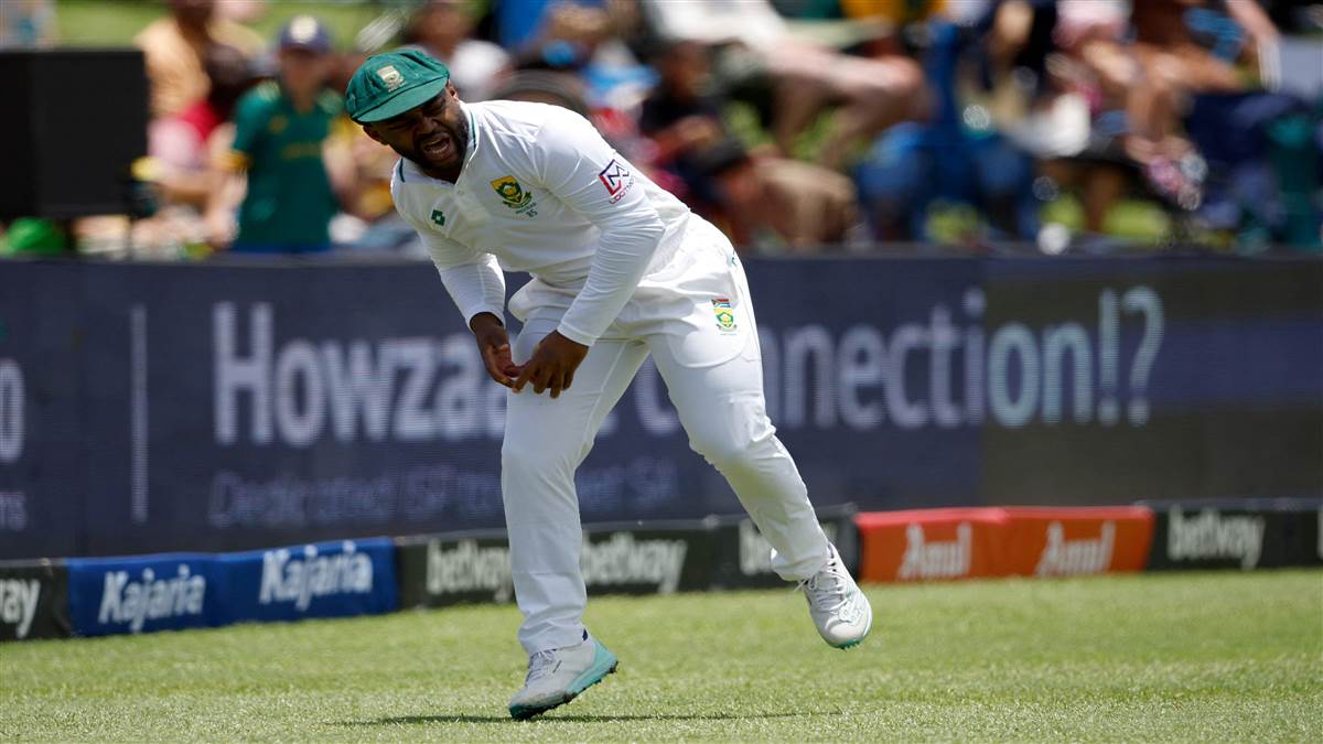 ind vs sa temba bavuma participation in centurion test is in doubt after getting injured during fielding on day1