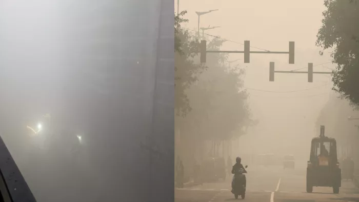 Delhi Weather Update: घने कोहरे की चादर में लिपटी दिल्ली (प्रतीकात्मक तस्वीर)