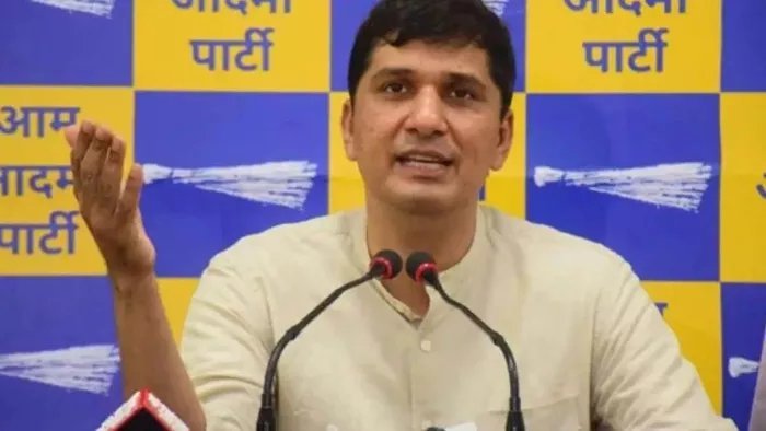 सौरभ भारद्वाज ने LG को चिट्ठी लिखकर मुख्य सचिव पर की कार्रवाई की मांग।