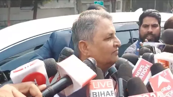 विजय चौधरी ने महागठबंधन की टूट पर दिया जवाब (जागरण)