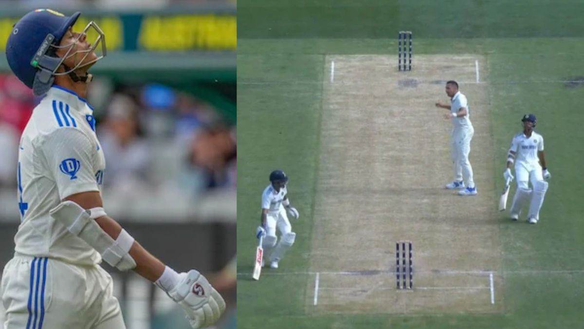yashasvi jaiswal run out at melbourne test after horrible mix up with kohli mcg boxing day test today match