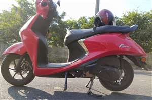 Yamha Fascino की तस्वीर (फोटो साभार: दैनिक जागरण)