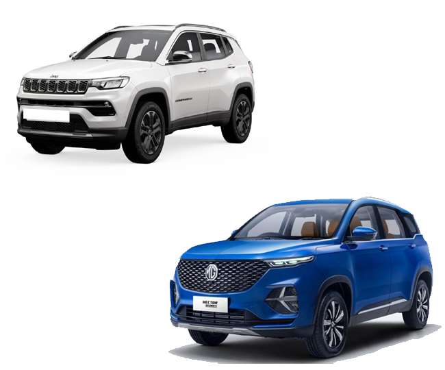 2021 Jeep Compass Facelift Vs MG Hector Plus आपकी बड़ी फैमिली के लिए