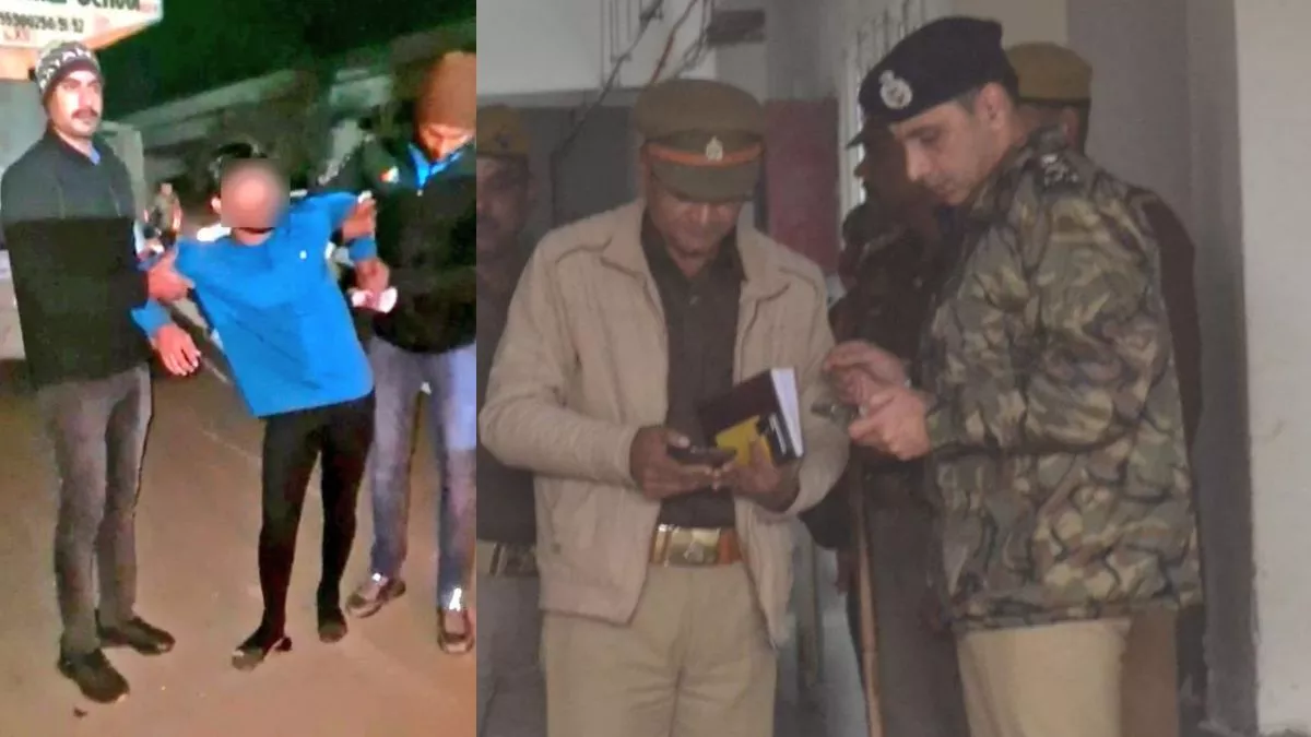 Agra News: लोहामंडी लूटकांड में बदमाश को पुलिस ने मुठभेड़ में पकड़ा