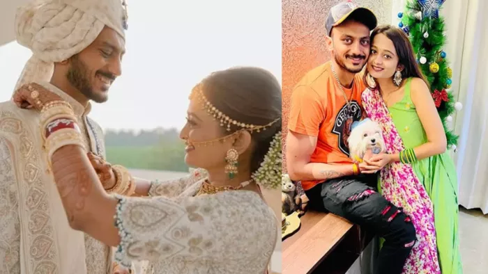 Indian Cricketer Axar Patel Meha patel marriage
