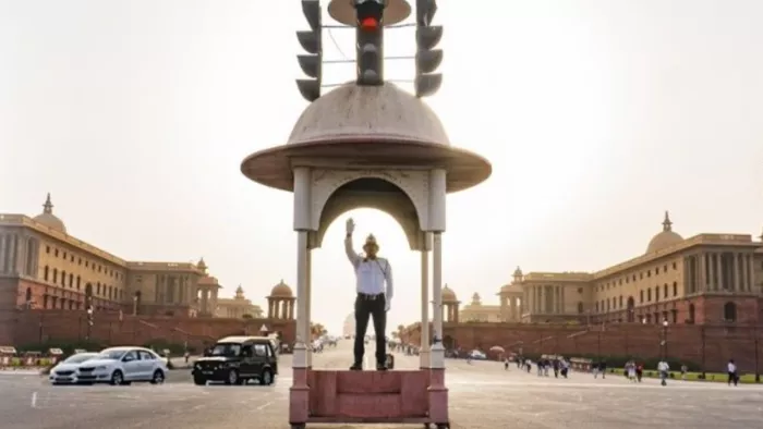 बीटिंग रिट्रीट सेरेमनी के चलते बंद रहेंगी दिल्ली की कई सड़कें, पुलिस ने जारी की एडवाइजरी। @Delhi Traffic Police twitter.