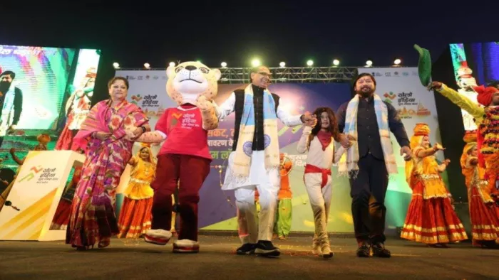 CM शिवराज ने किया खेलो इंडिया यूथ गेम्स 2022 का उद्घाटन
