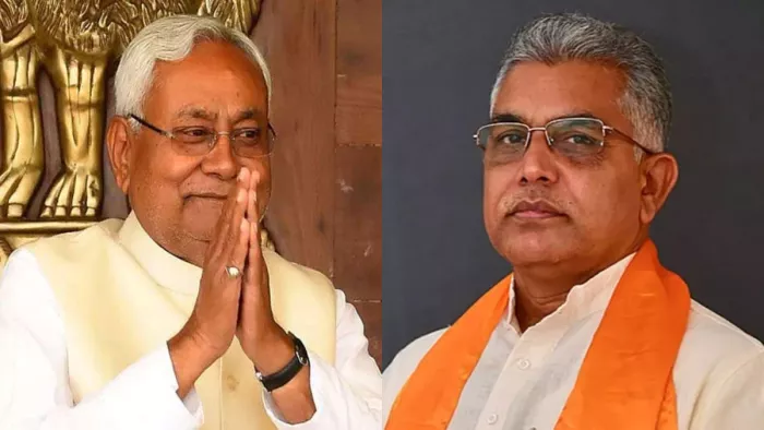 Nitish Kumar के इस्तीफे पर बोले BJP सांसद दिलीप घोष (फाइल फोटो)